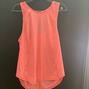 Lululemon Sculpt Tank Pink Orange